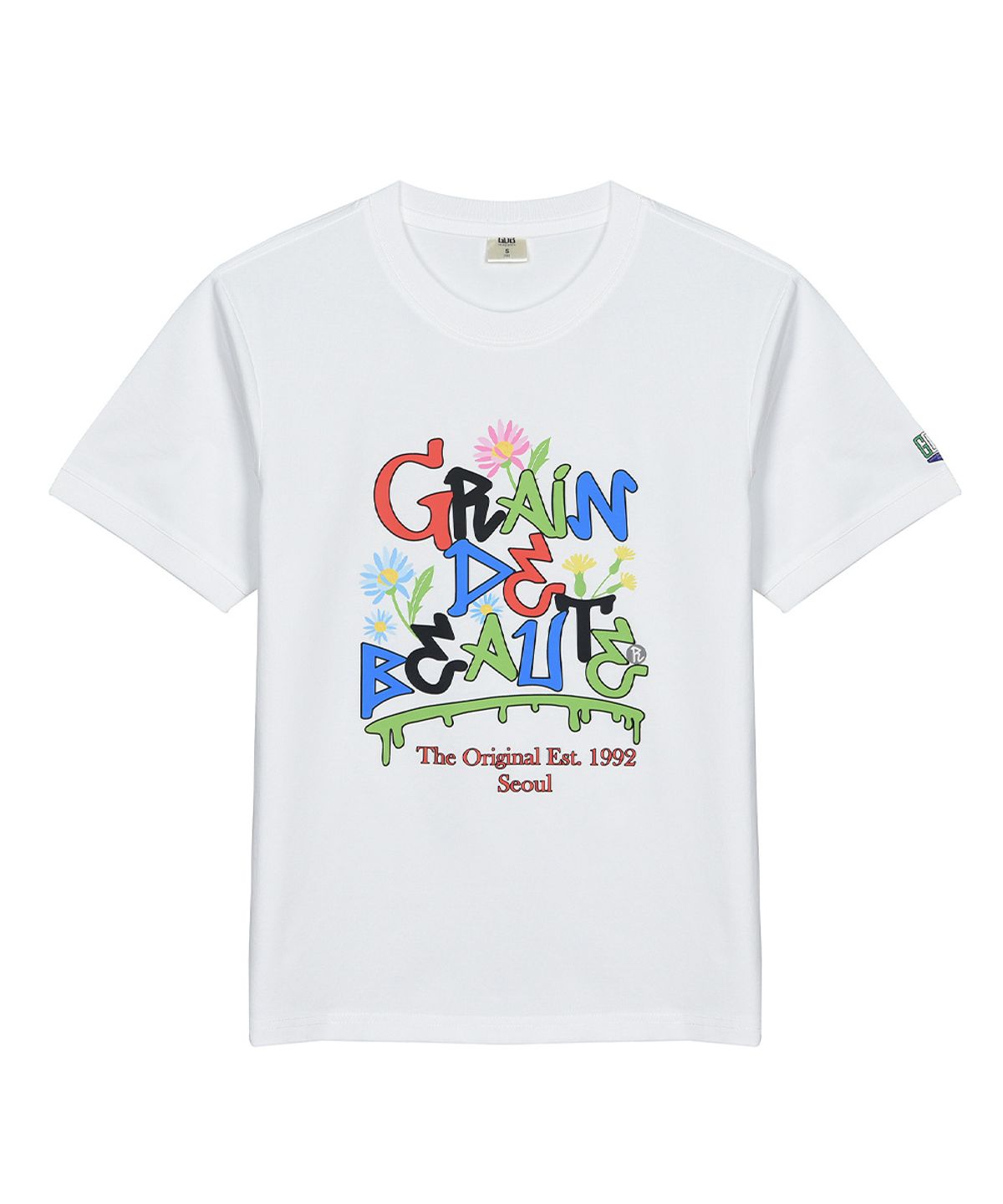그랭드보떼(GRAIN DE BEAUTE) ORIGINAL 1992 T-SHIRT 01 [WHITE]
