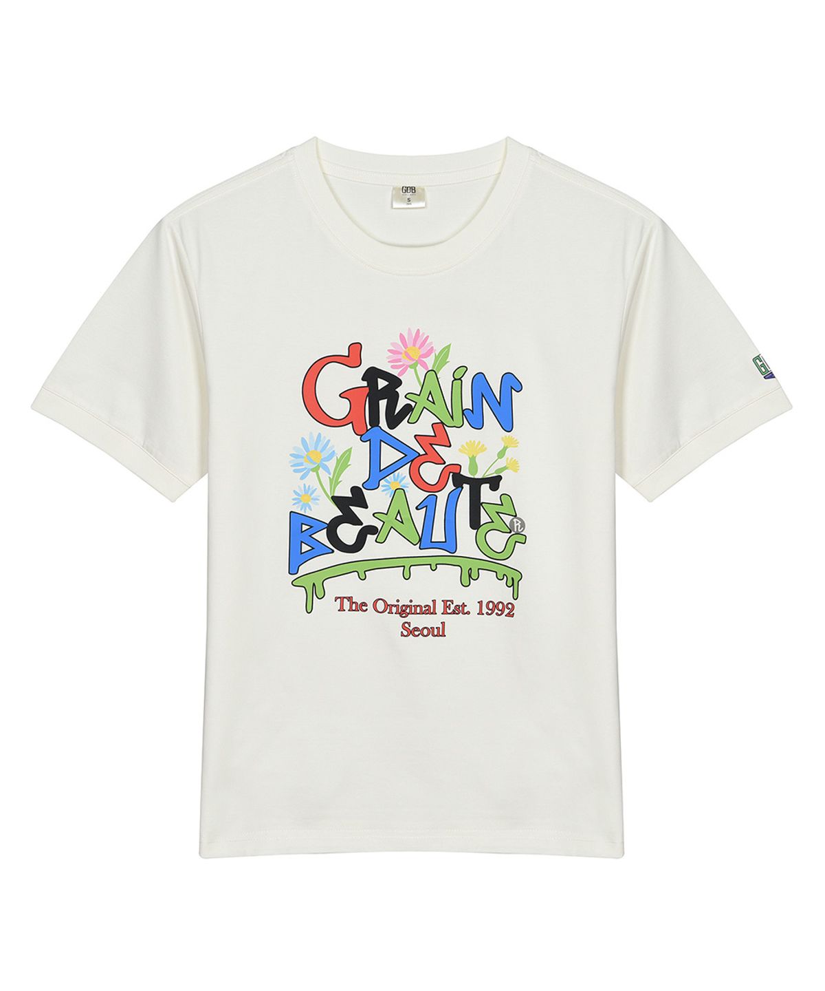 그랭드보떼(GRAIN DE BEAUTE) ORIGINAL 1992 T-SHIRT 01 [BEIGE]