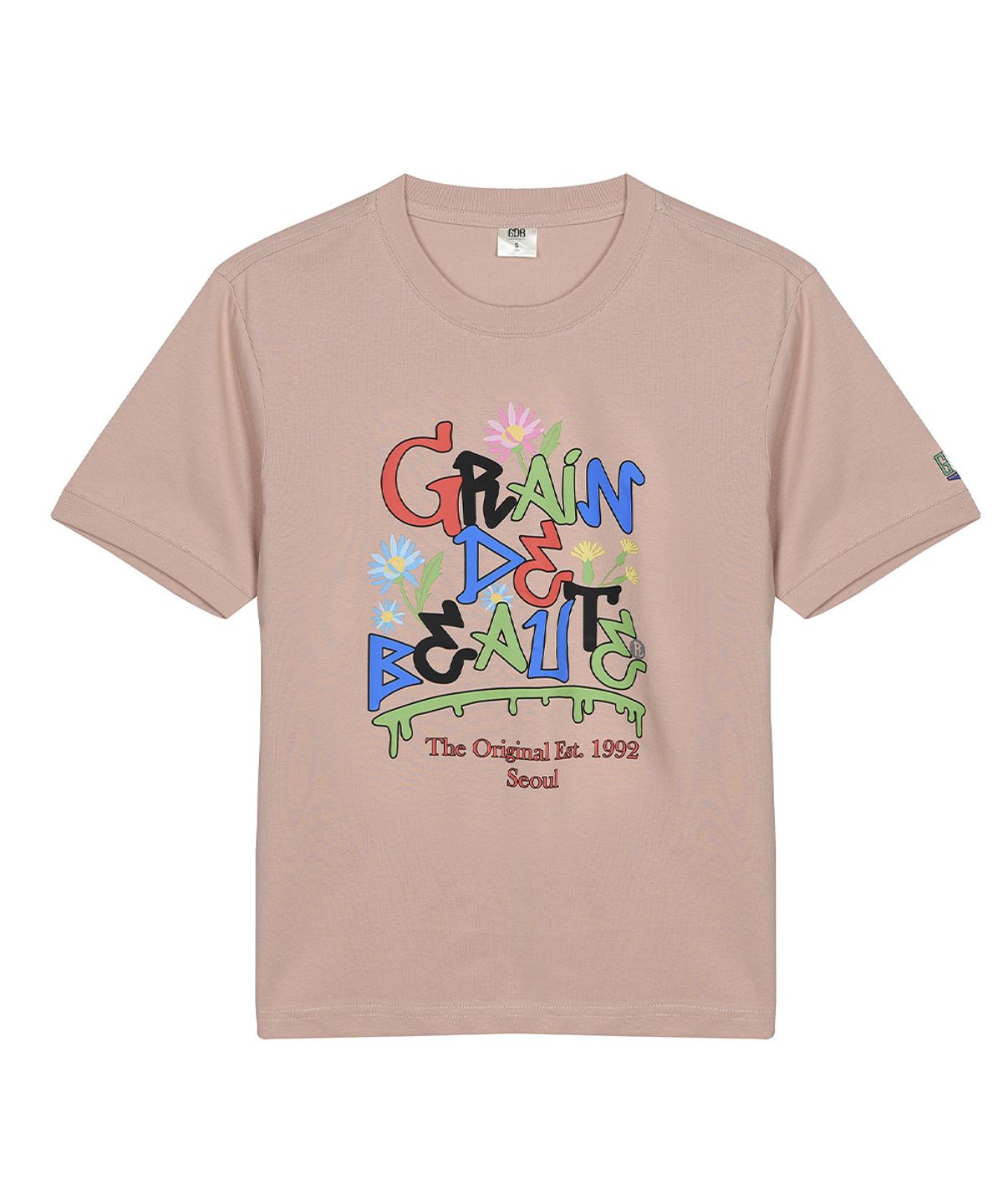 그랭드보떼(GRAIN DE BEAUTE) ORIGINAL 1992 T-SHIRT 01 [INDY PINK]