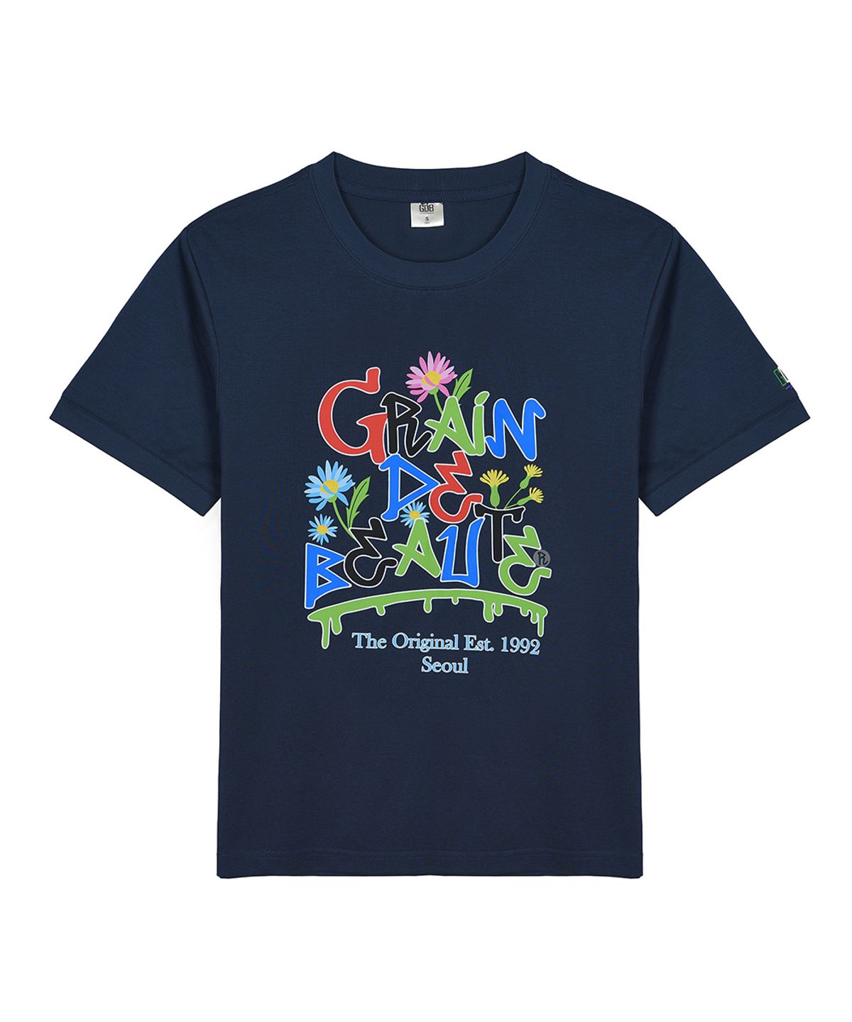 그랭드보떼(GRAIN DE BEAUTE) ORIGINAL 1992 T-SHIRT 01 [NAVY]