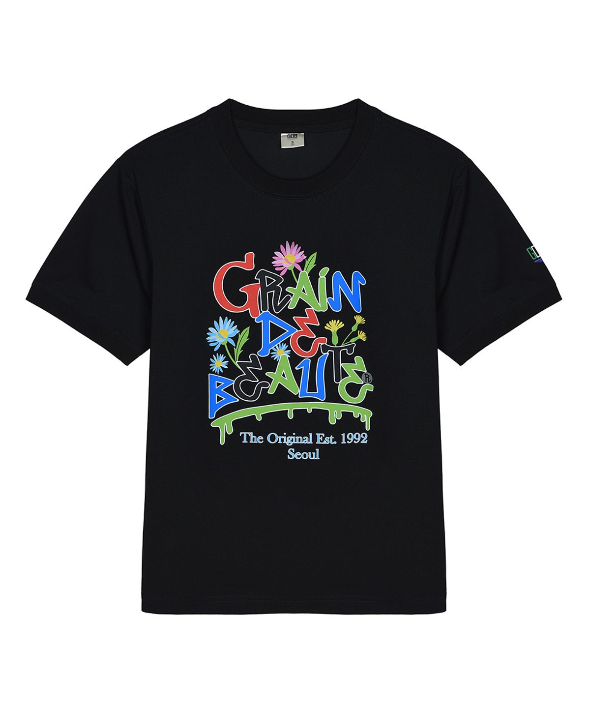 그랭드보떼(GRAIN DE BEAUTE) ORIGINAL 1992 T-SHIRT 01 [BLACK]