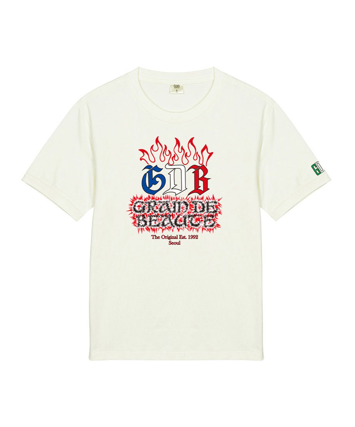그랭드보떼(GRAIN DE BEAUTE) ORIGINAL 1992 T-SHIRT 02 [BEIGE]