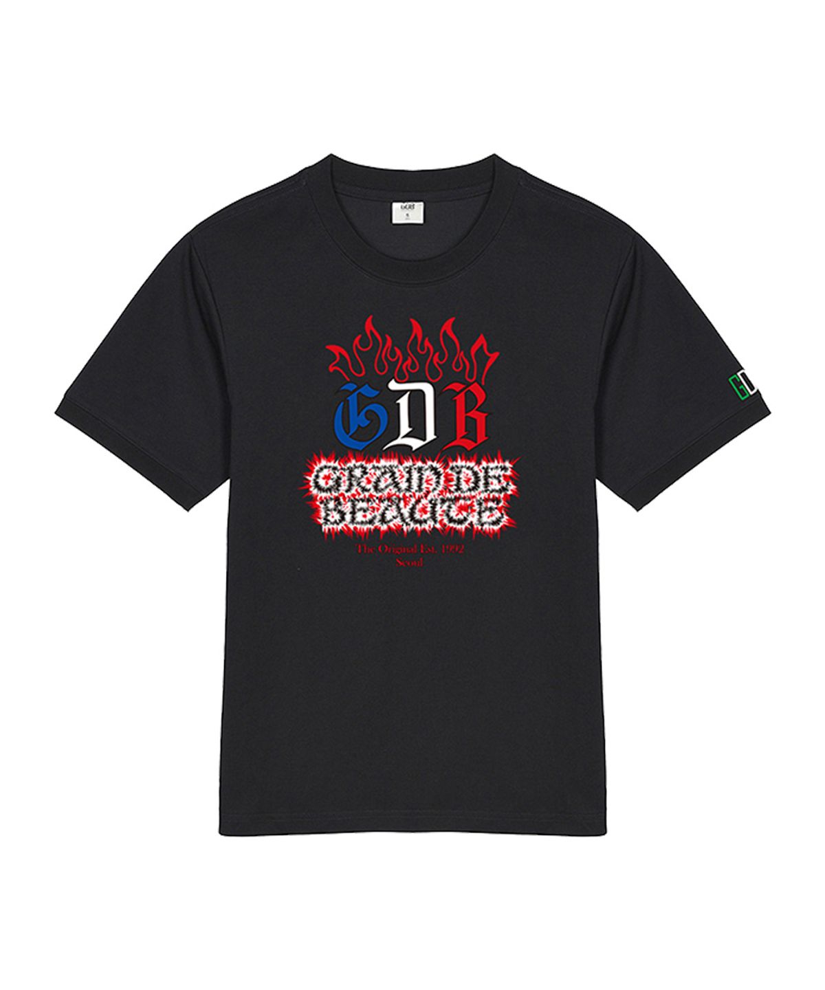 그랭드보떼(GRAIN DE BEAUTE) ORIGINAL 1992 T-SHIRT 02 [BLACK]