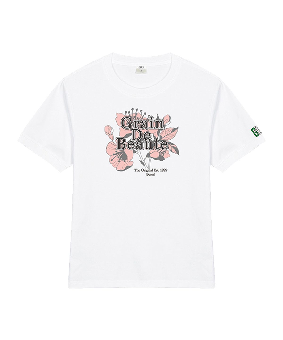그랭드보떼(GRAIN DE BEAUTE) SIGNATURE T-SHIRT 03 [WHITE]