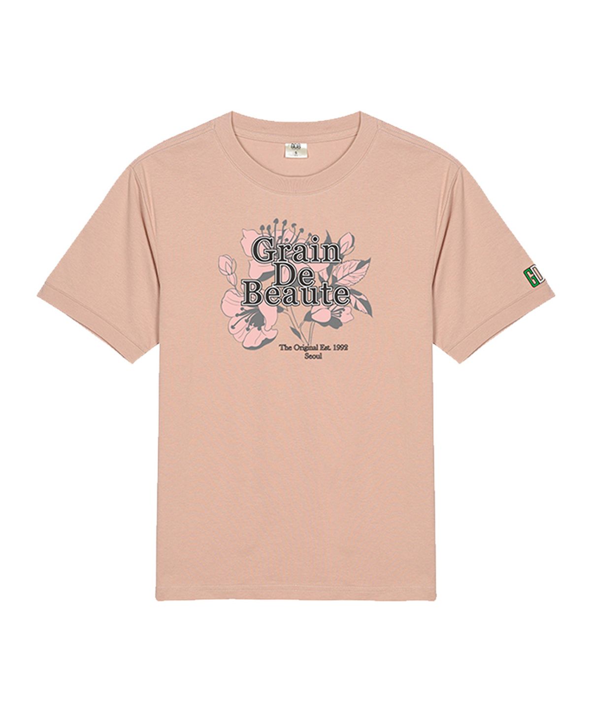그랭드보떼(GRAIN DE BEAUTE) SIGNATURE T-SHIRT 03 [INDY PINK]