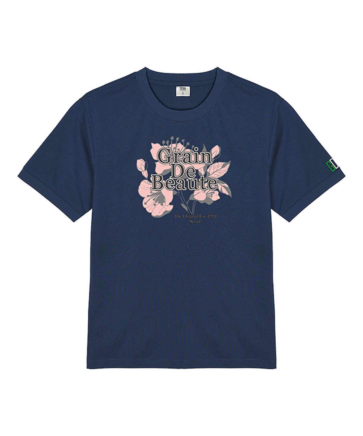 그랭드보떼(GRAIN DE BEAUTE) SIGNATURE T-SHIRT 03 [NAVY]