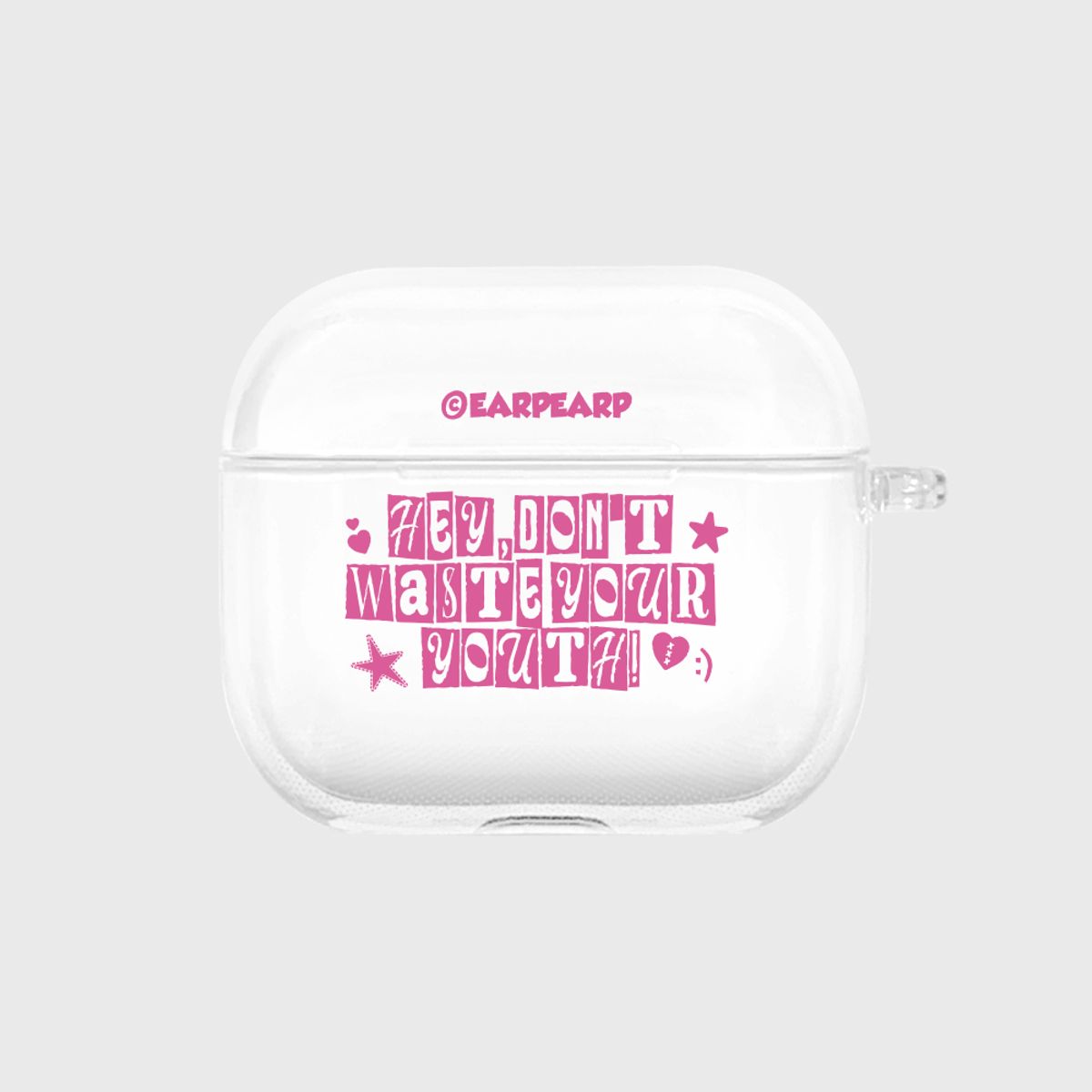 어프어프(EARPEARP) 핑크 유스(에어팟3-클리어하드)