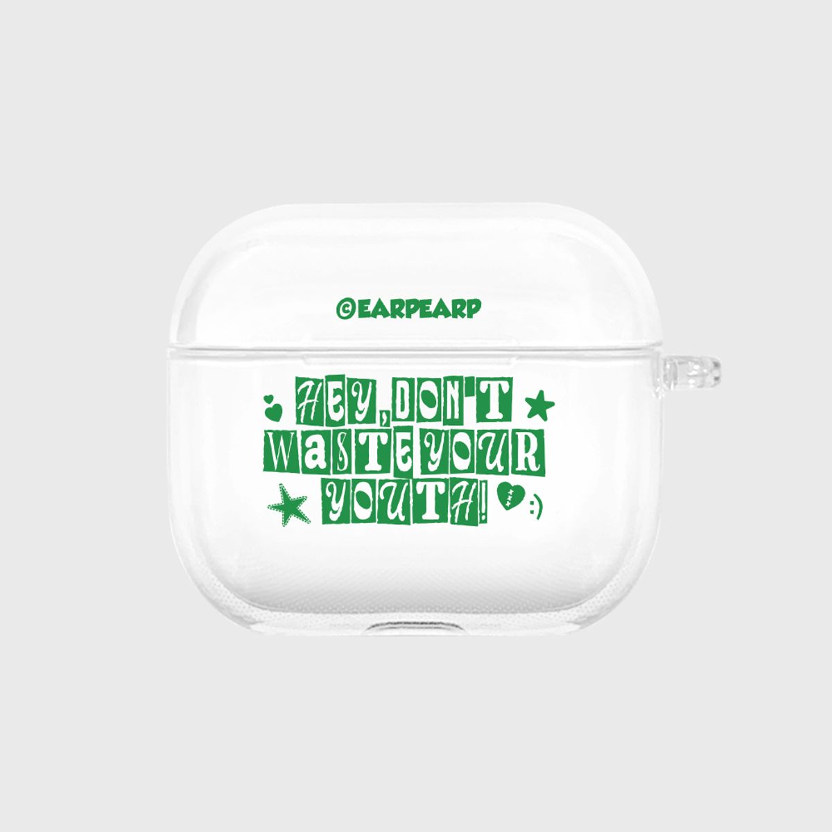 어프어프(EARPEARP) 그린 유스(에어팟3-클리어하드)