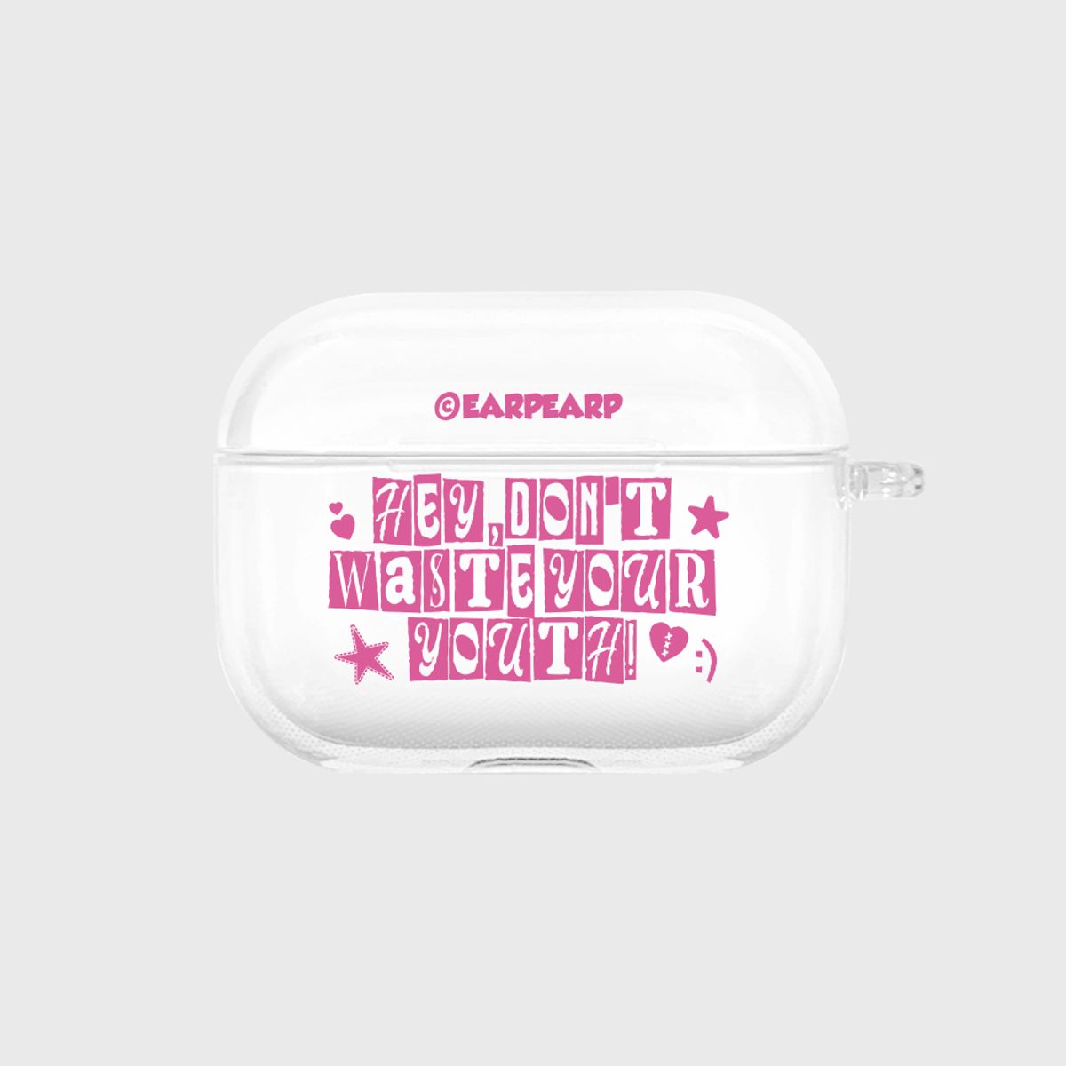 어프어프(EARPEARP) 핑크 유스(에어팟프로-클리어하드)