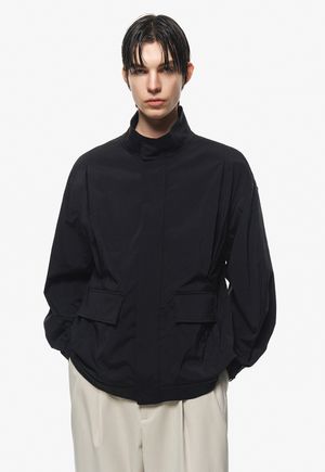 시그니처 해링턴 점퍼 블랙 ZG3JP355BK