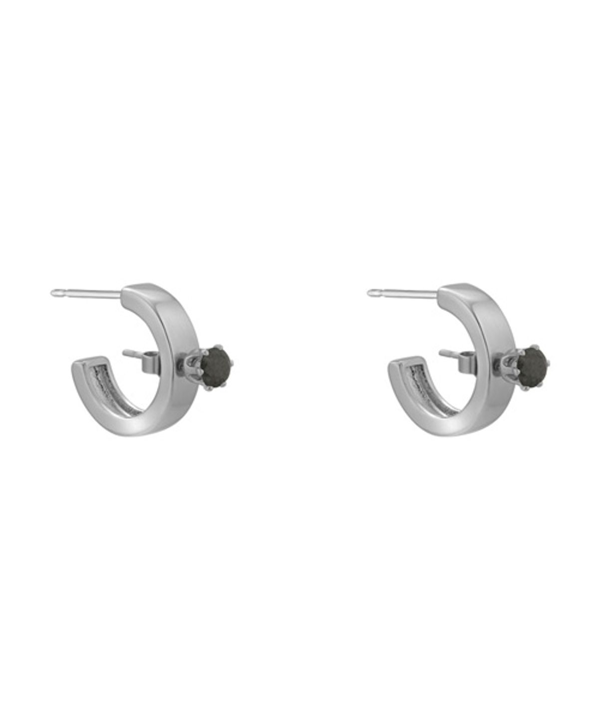 에브리벌스데이(EVERYBIRTHDAY) Earring stone earring_S (Black)