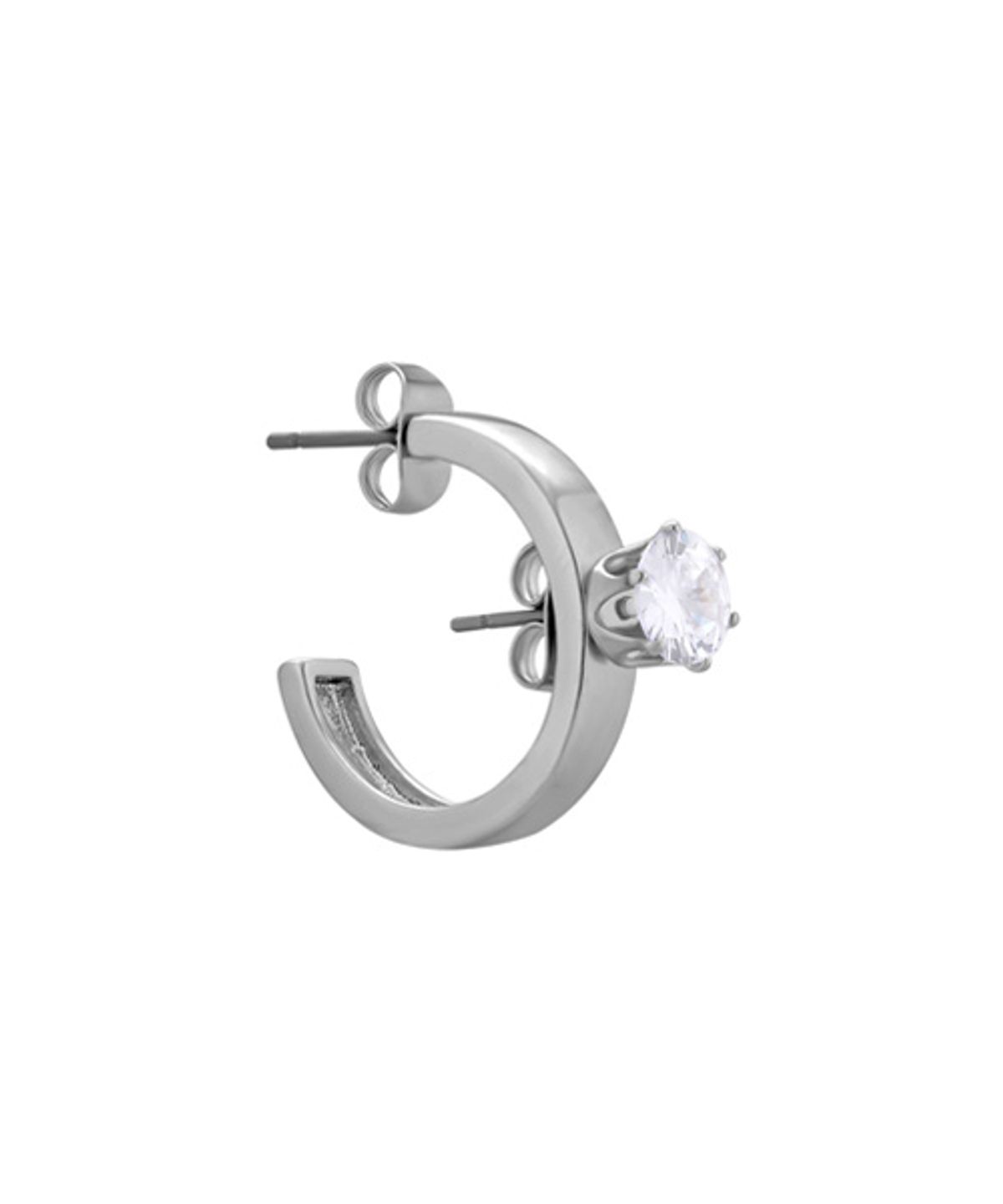 에브리벌스데이(EVERYBIRTHDAY) Earring single stone earring (Crystal)