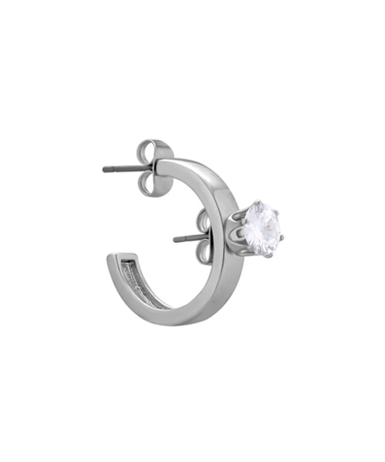 Earring single stone earring (Crystal)