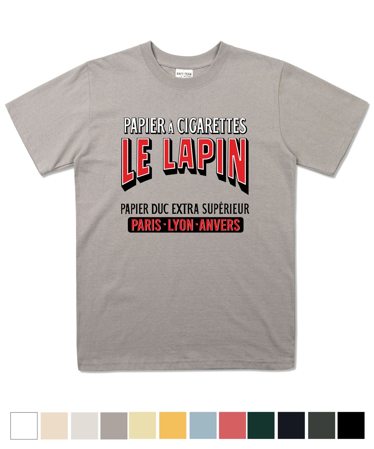 네이비팀(NAVYTEAM) NTV-LE LAPIN PLA SHORT-SLEEVE