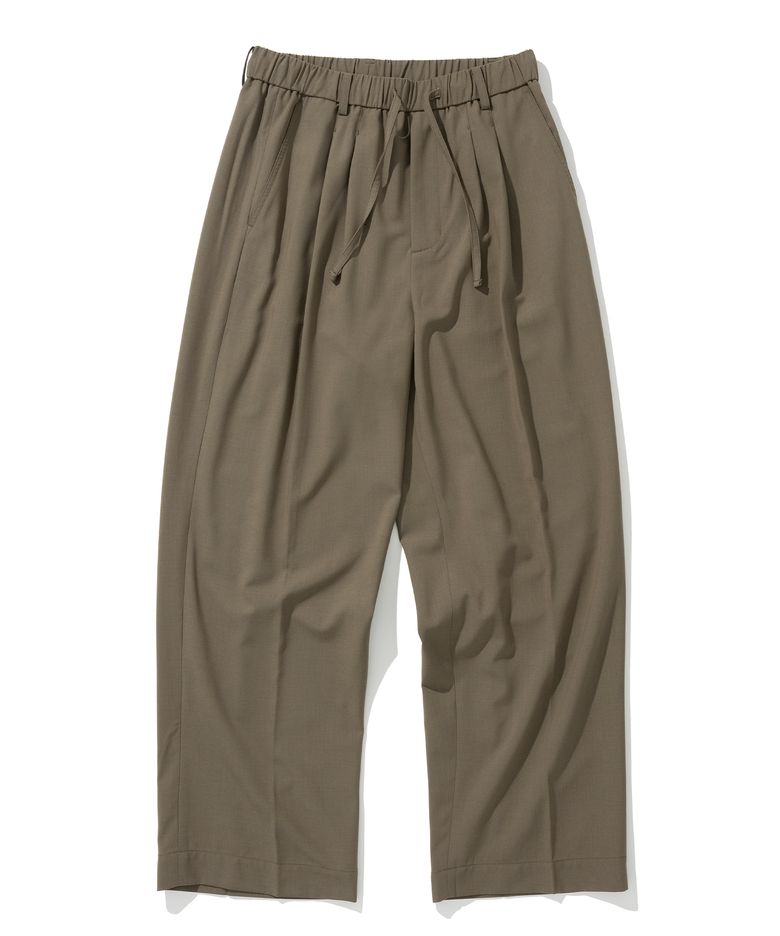 two tuck easy trouser khaki