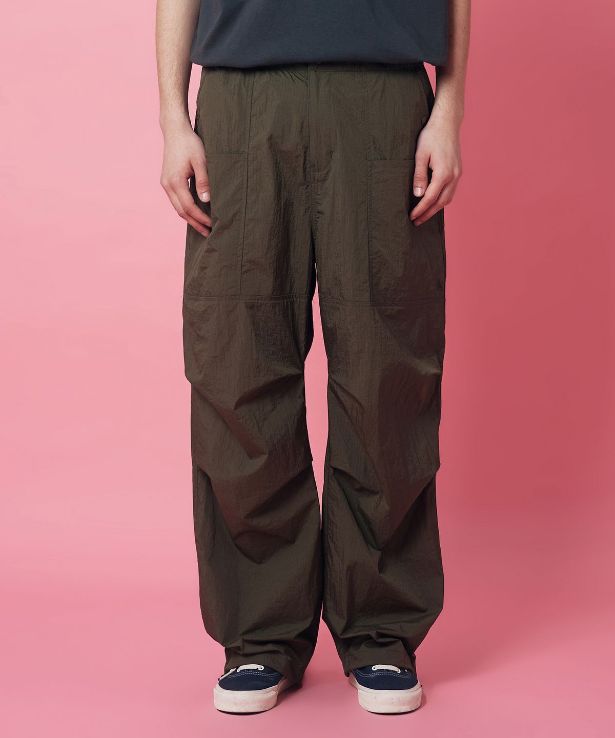 유니폼브릿지(UNIFORM BRIDGE) 24ss AE summer relax training pants olive green