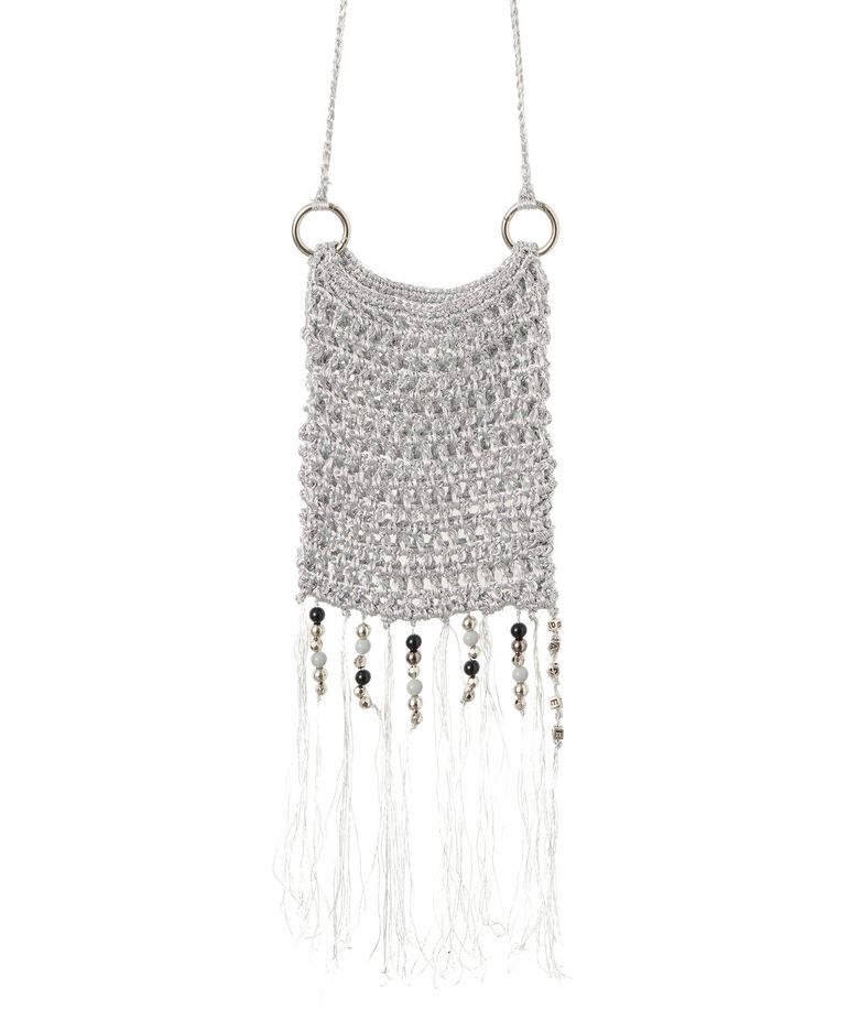 Tassel Net Bag Silver