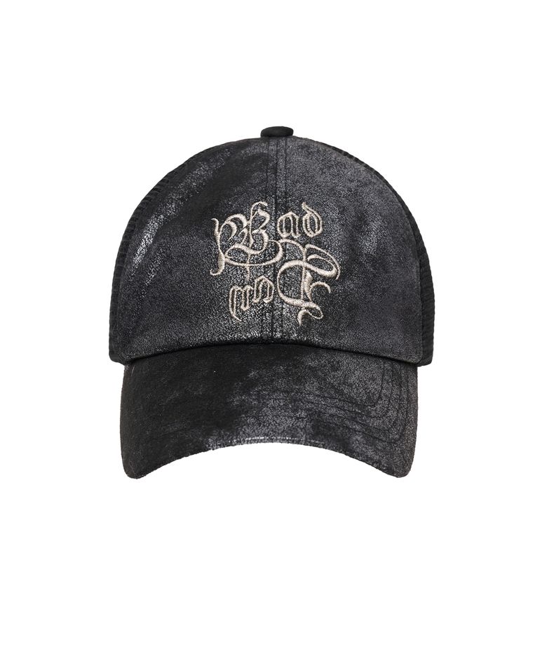 Stone Trucker Mesh Ball Cap Stone Black