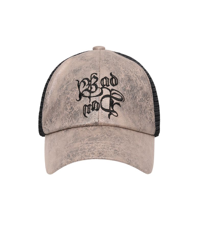 Stone Trucker Mesh Ball Cap Stone Pink