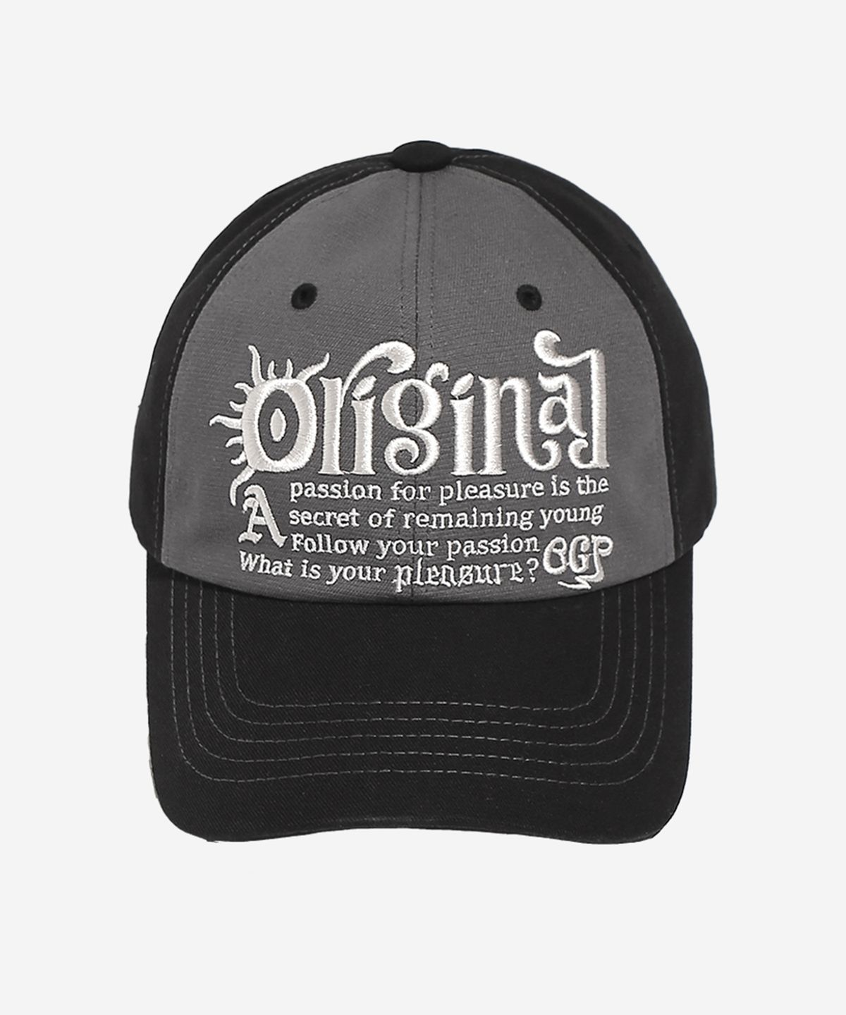 오가프(OGARP) Original Lettering Cap Black