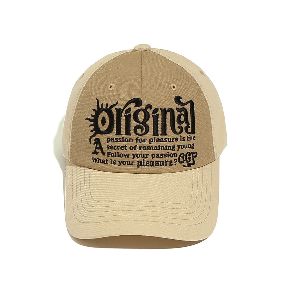 오가프(OGARP) Original Lettering Cap Beige