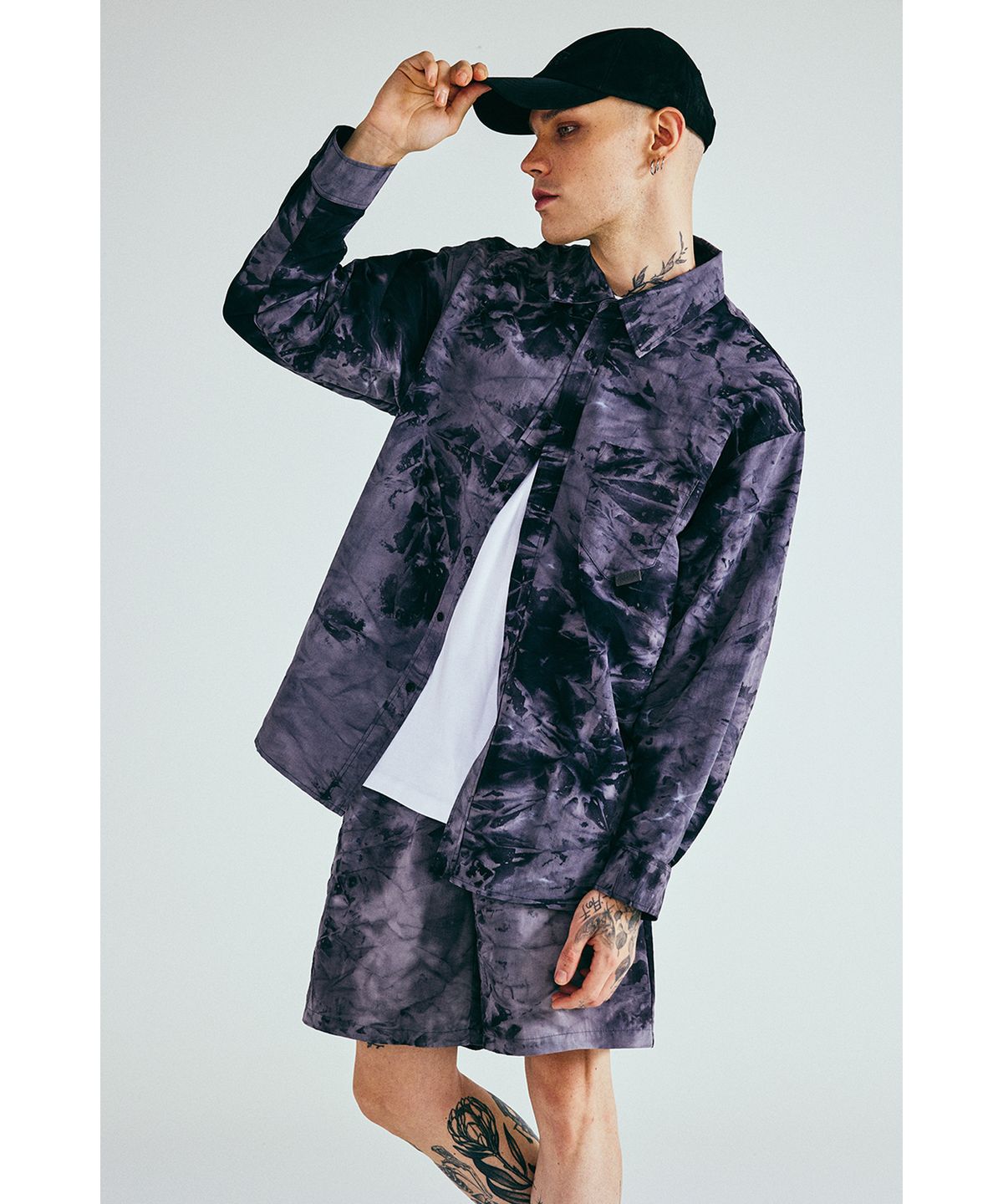 키네티클로(KINETICLO) 타이다이 나이론 셔츠(DARK GREY)