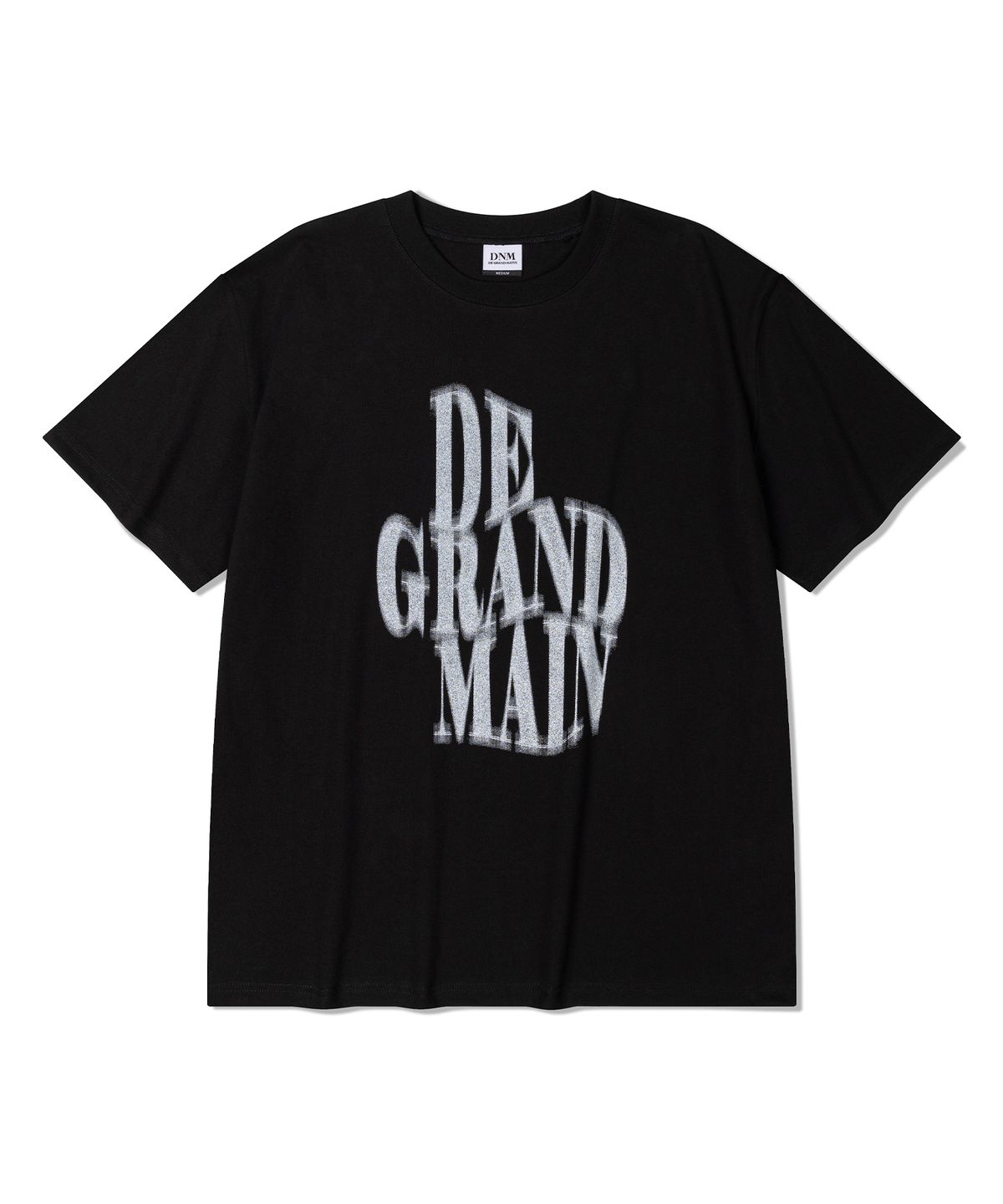 디 그랜드 마틴(DE GRAND MATIN) BLURRY LOGO TEE_BLACK
