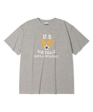 U.S FURCE TEE_MELANGE GRAY