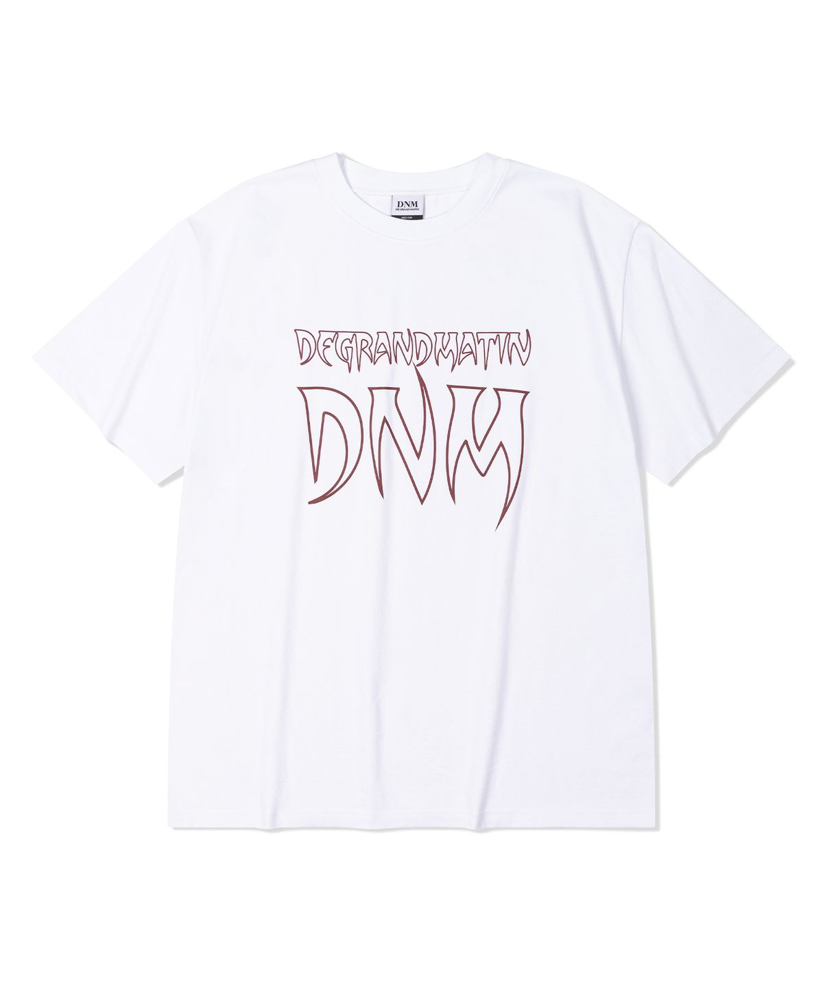 디 그랜드 마틴(DE GRAND MATIN) EDGE LOGO TEE_WHITE