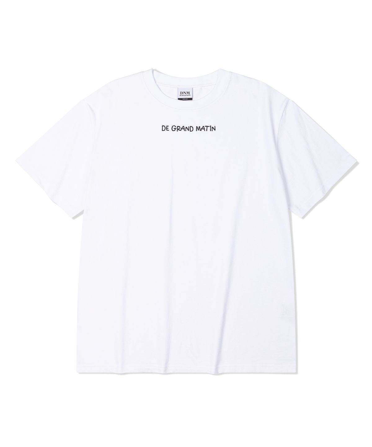 디 그랜드 마틴(DE GRAND MATIN) FRONT LOGO TEE_WHITE
