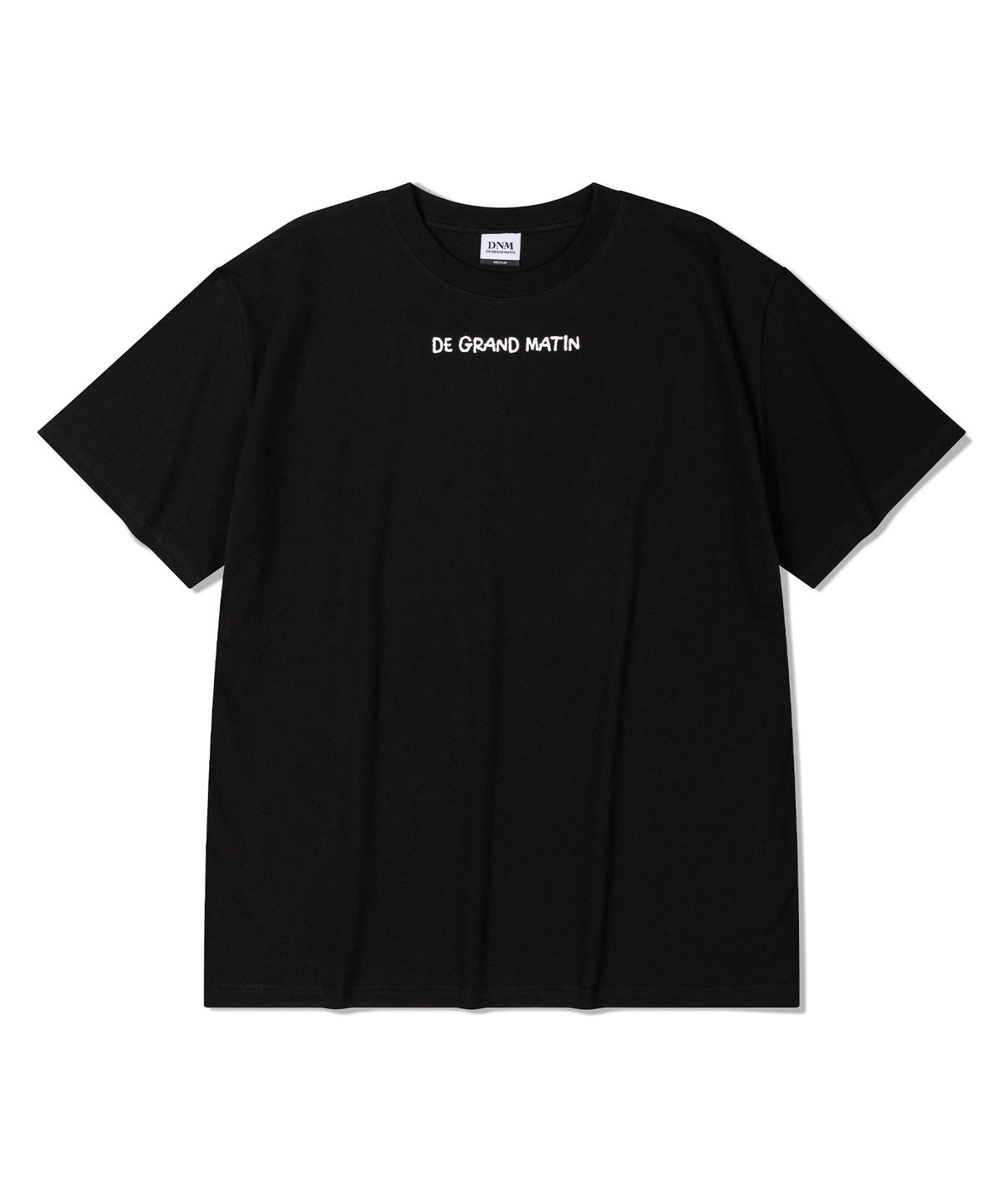디 그랜드 마틴(DE GRAND MATIN) FRONT LOGO TEE_BLACK