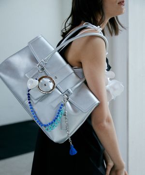 CP HEART LAYERING BAG CHARM(3COLORS)