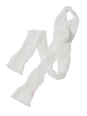 링클 로즈 스카프 (화이트)