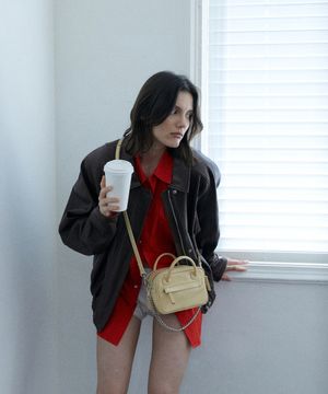 TWO ZIPPER BAG LUNCH BOX EXCLUSIVE(MILK BUTTER)