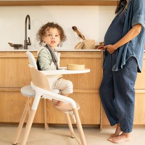 지라프 하이체어+베이비세트+트레이