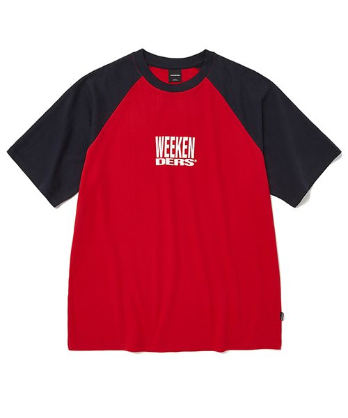 Tシャツ・カットソー WKNDRS LOGO REGLAN T-SHIRT 4XK776 MUSINSA | WKNDRS LOGO REGLAN T-SHIRT (RED)