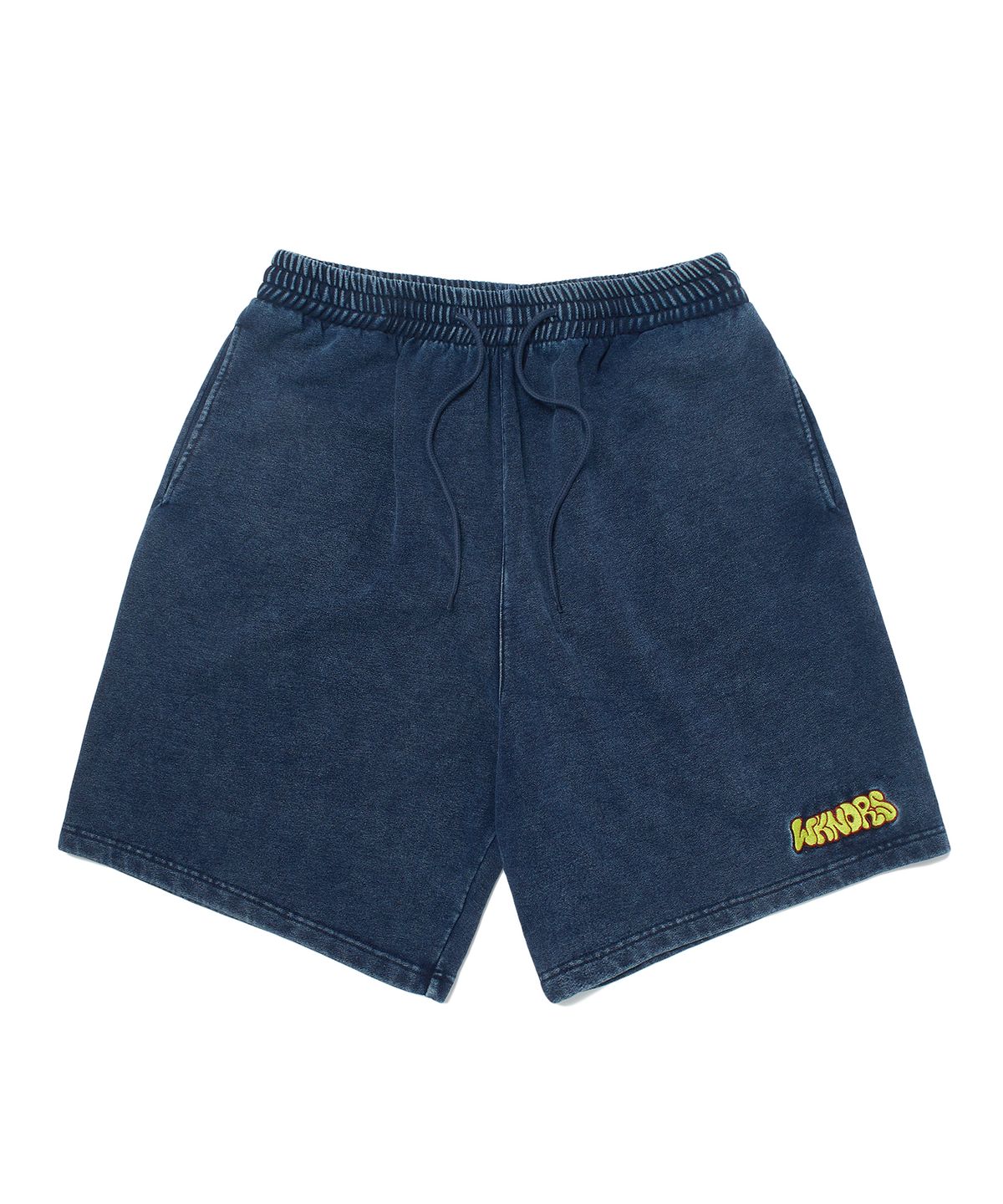 위캔더스(WKNDRS) LOGO SWEAT SHORTS (DENIM)