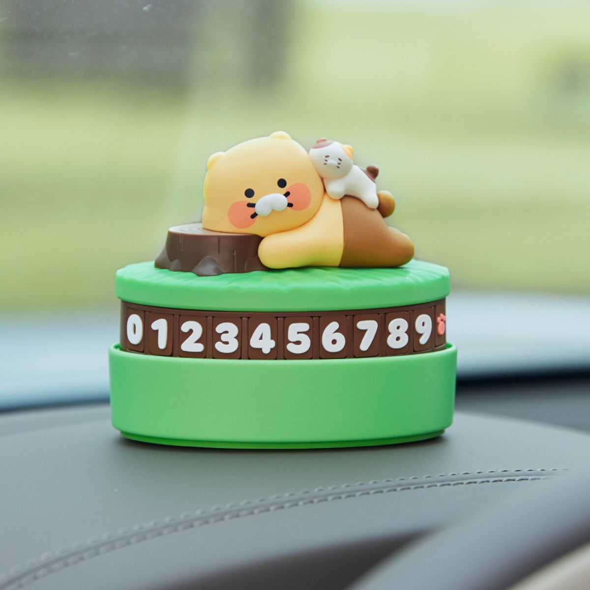 카카오프렌즈(KAKAO FRIENDS) 아기고양이 안심 주차번호판_춘식이