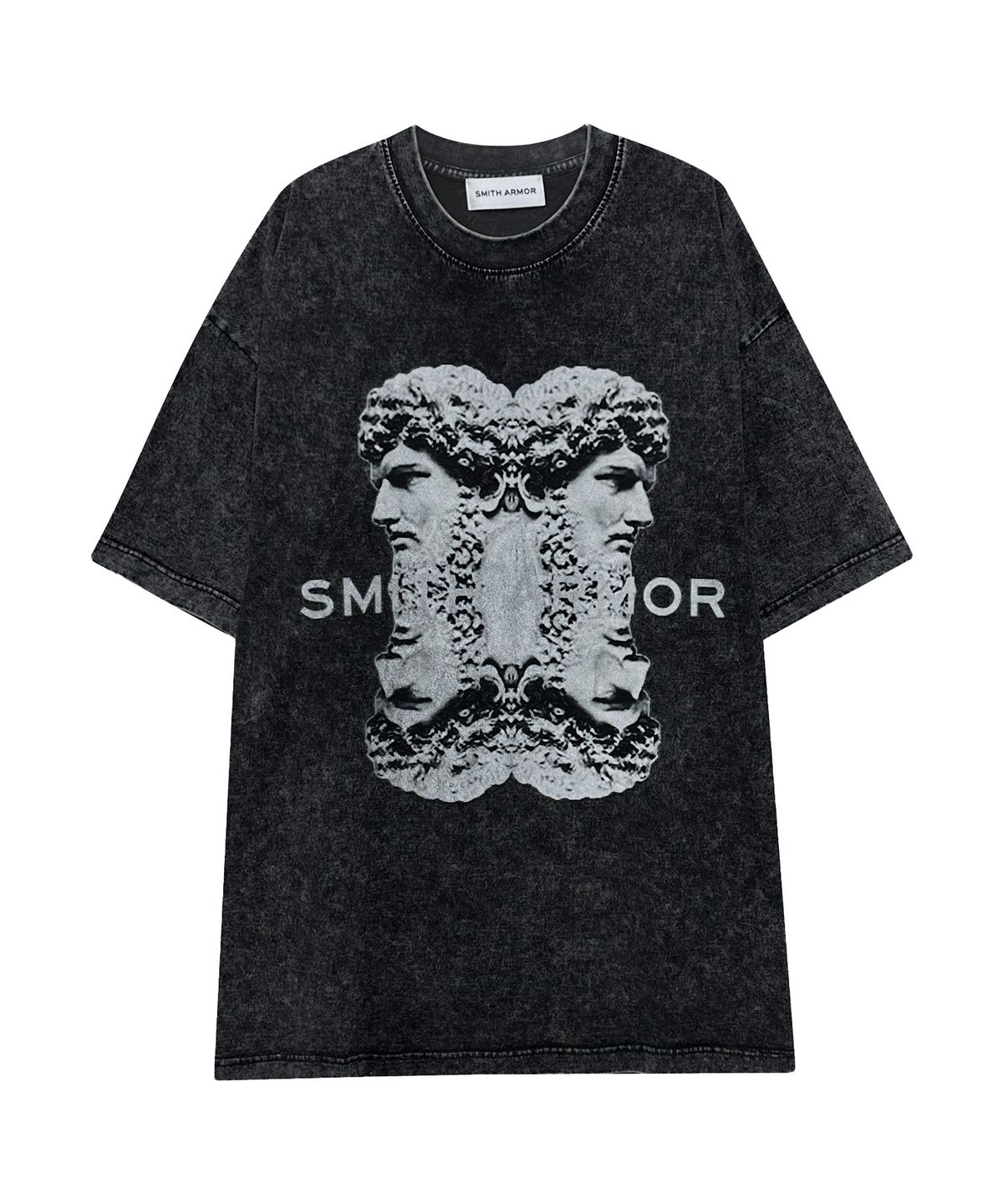 스미스아머(SMITHARMOR) 디오니폴 쿨 워싱 프린팅 반팔 티셔츠