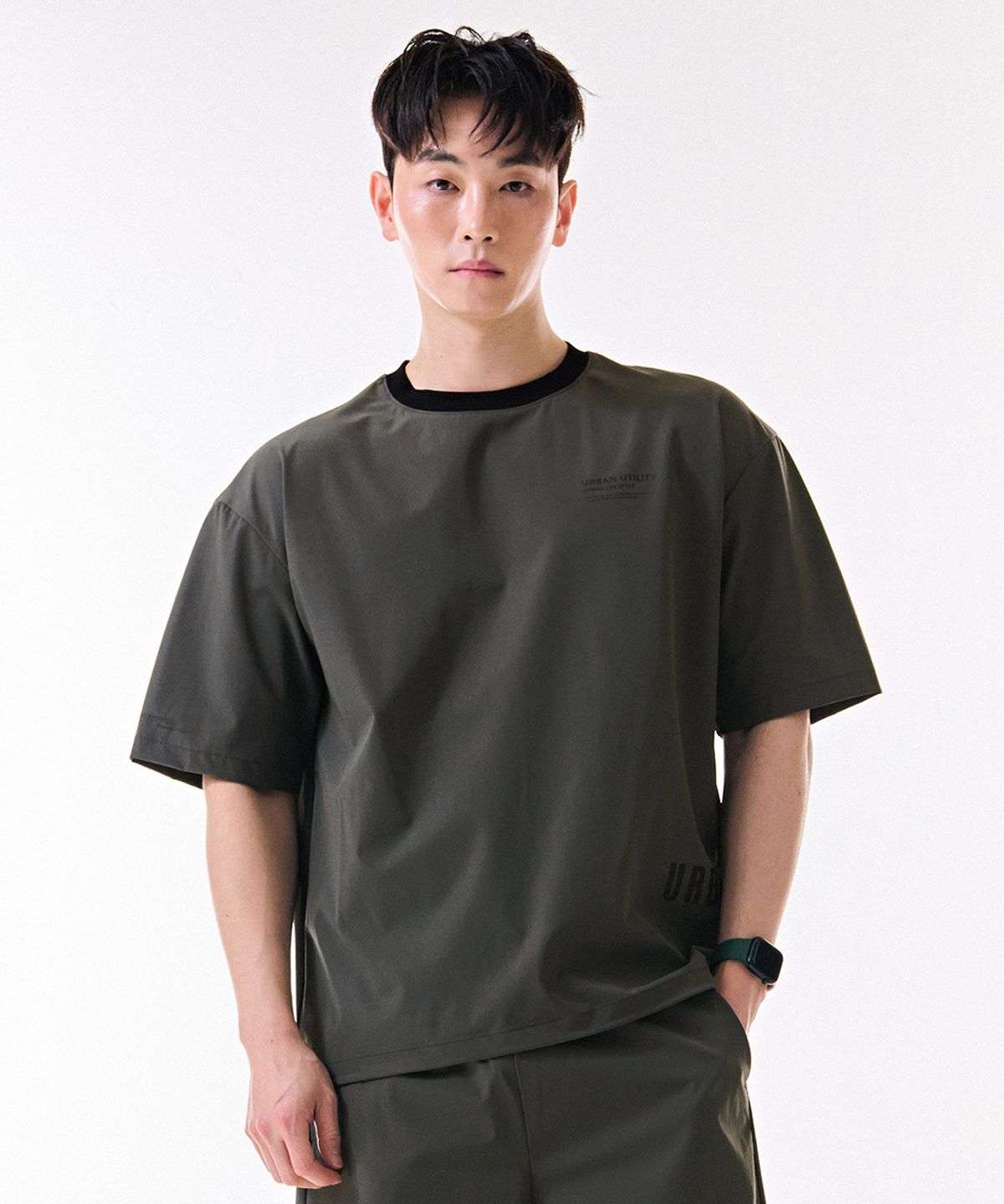 체이스컬트(CHASECULT) 공용 스트레치 그래픽 반팔 티셔츠-DBRU5824D0V