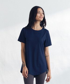 CLWT8050 이지핏 숏 슬리브 네이비