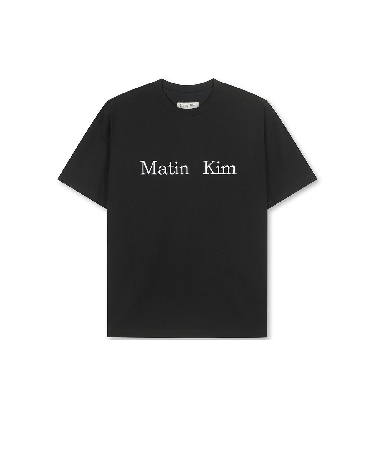 마뗑킴(MATIN KIM) MATIN KIM LOGO TOP IN BLACK