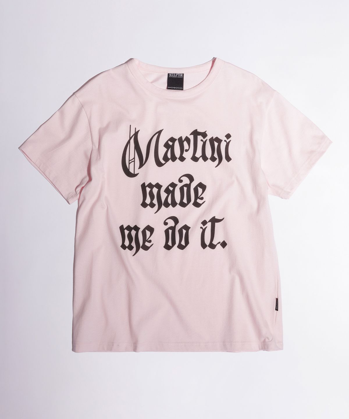 스컬프터(SCULPTOR) Martini Made Me Do It Tee Peach Fuzz