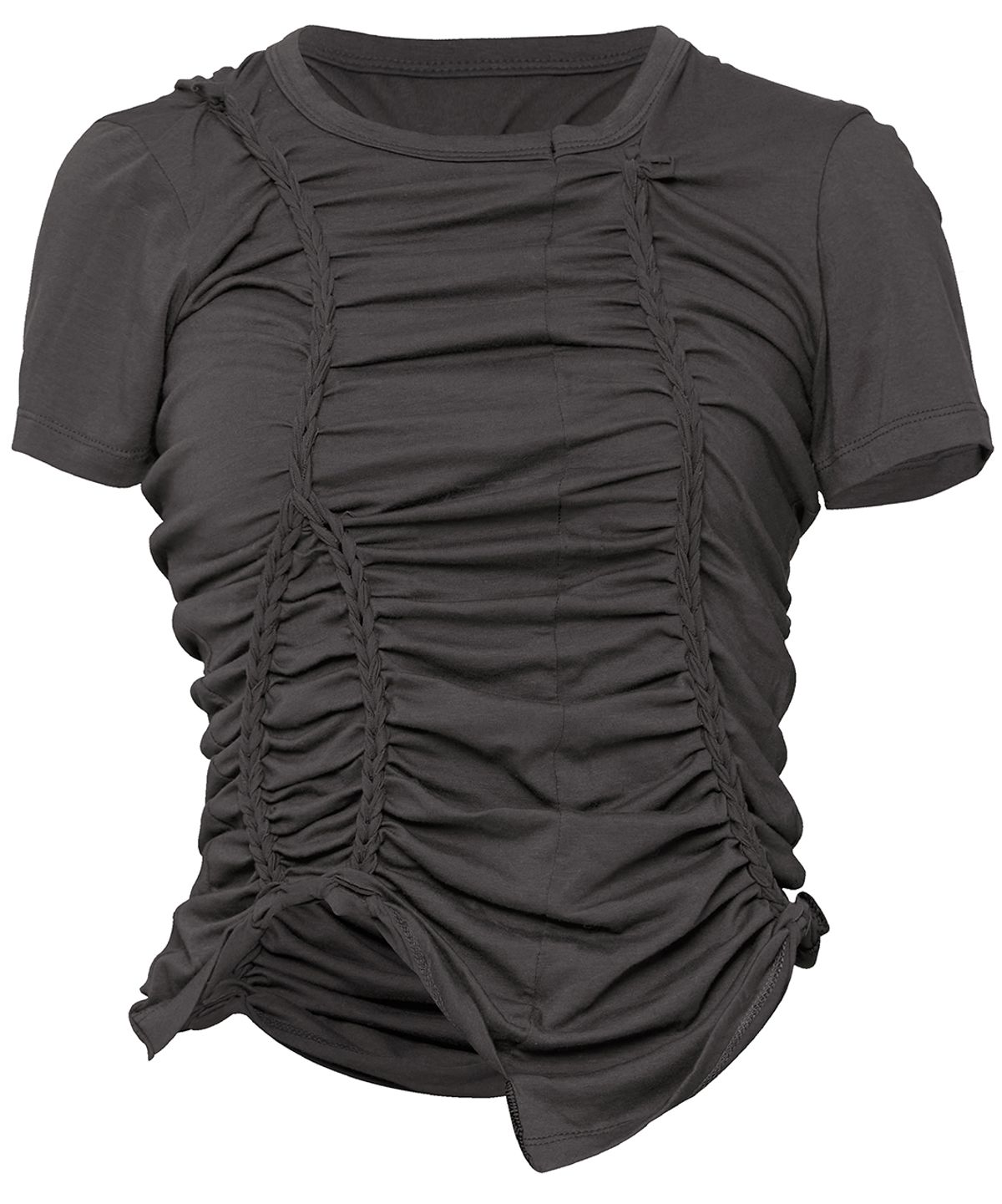 플레어업(FLAREUP) Handmade Twisted T-Shirt (FL-119_Charcoal)