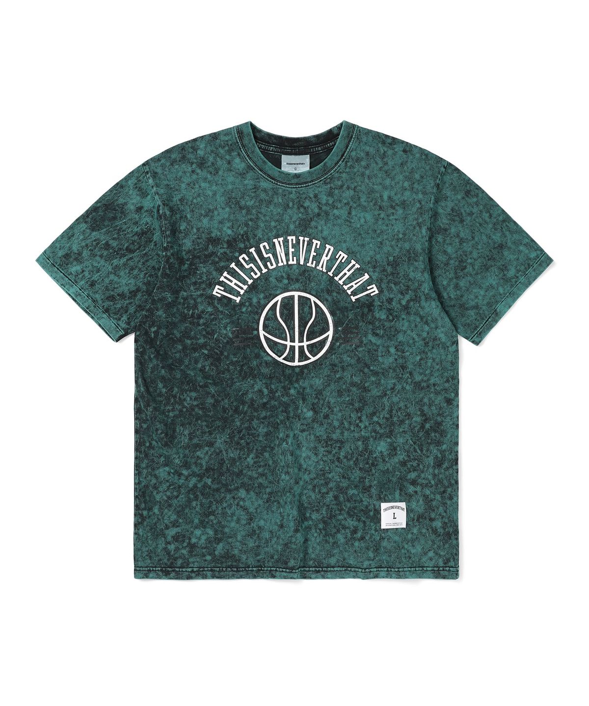 디스이즈네버댓(THISISNEVERTHAT) Faded Basketball Tee Green