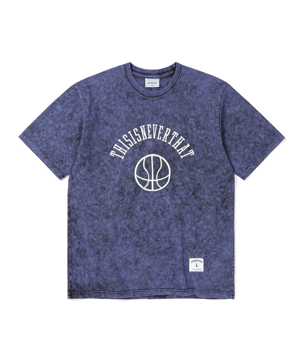 디스이즈네버댓(THISISNEVERTHAT) Faded Basketball Tee Purple Blue