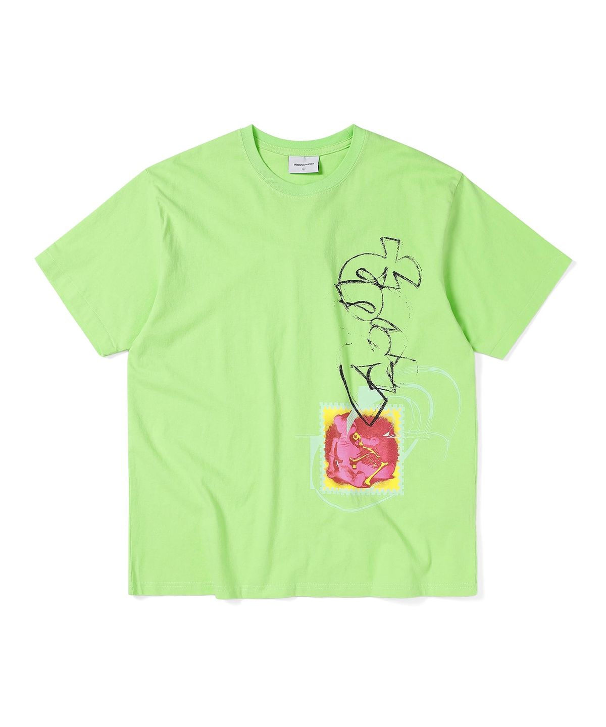 디스이즈네버댓(THISISNEVERTHAT) That Collage Tee Light Green