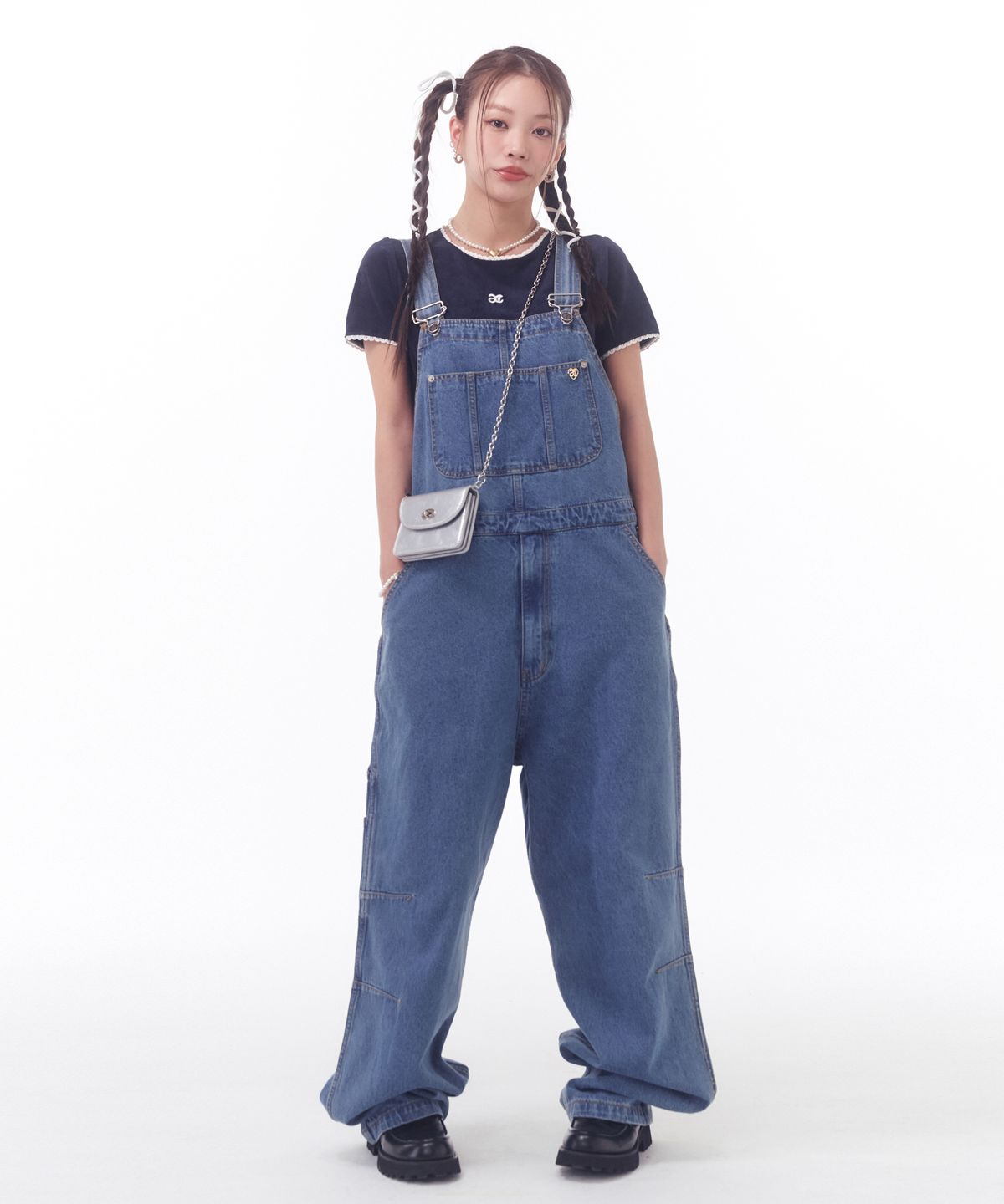 아노에틱(ANOETIC) WIDE DENIM OVERALL