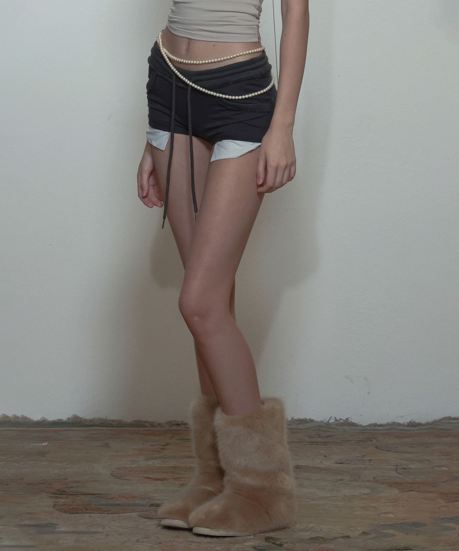 ショートパンツ [SCULPTOR] Bad Seed Shorts Charcoal SC24S437NMCH c89f432a44042f40cf6d522b6e5b0e
