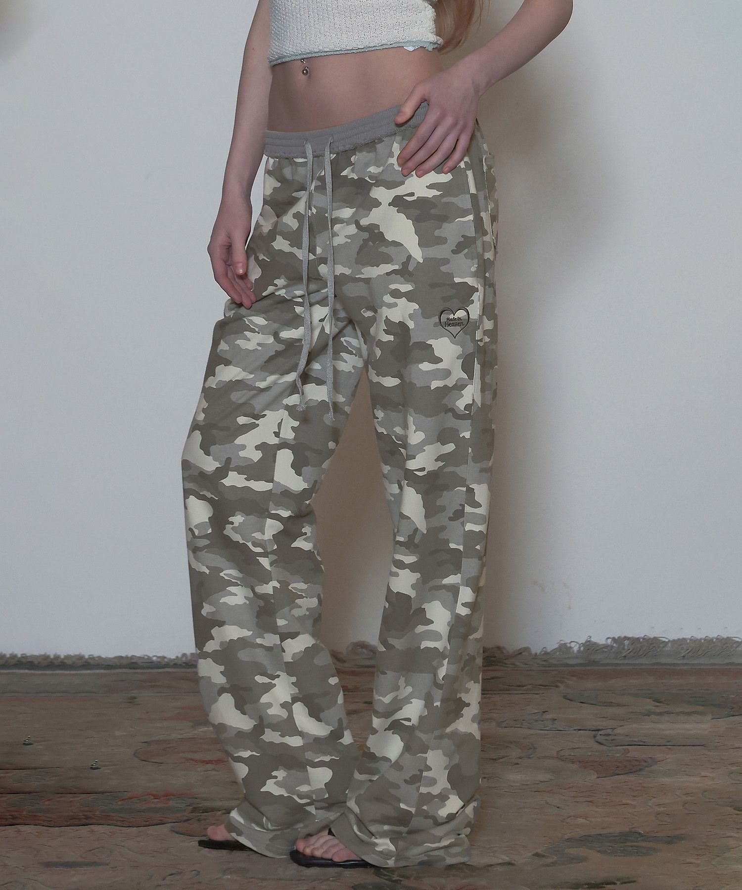【SCULPTOR】Heaven Camo Sweatpants Ash MUSINSA公式 | SCULPTOR Heaven Camo Sweatpants Ash